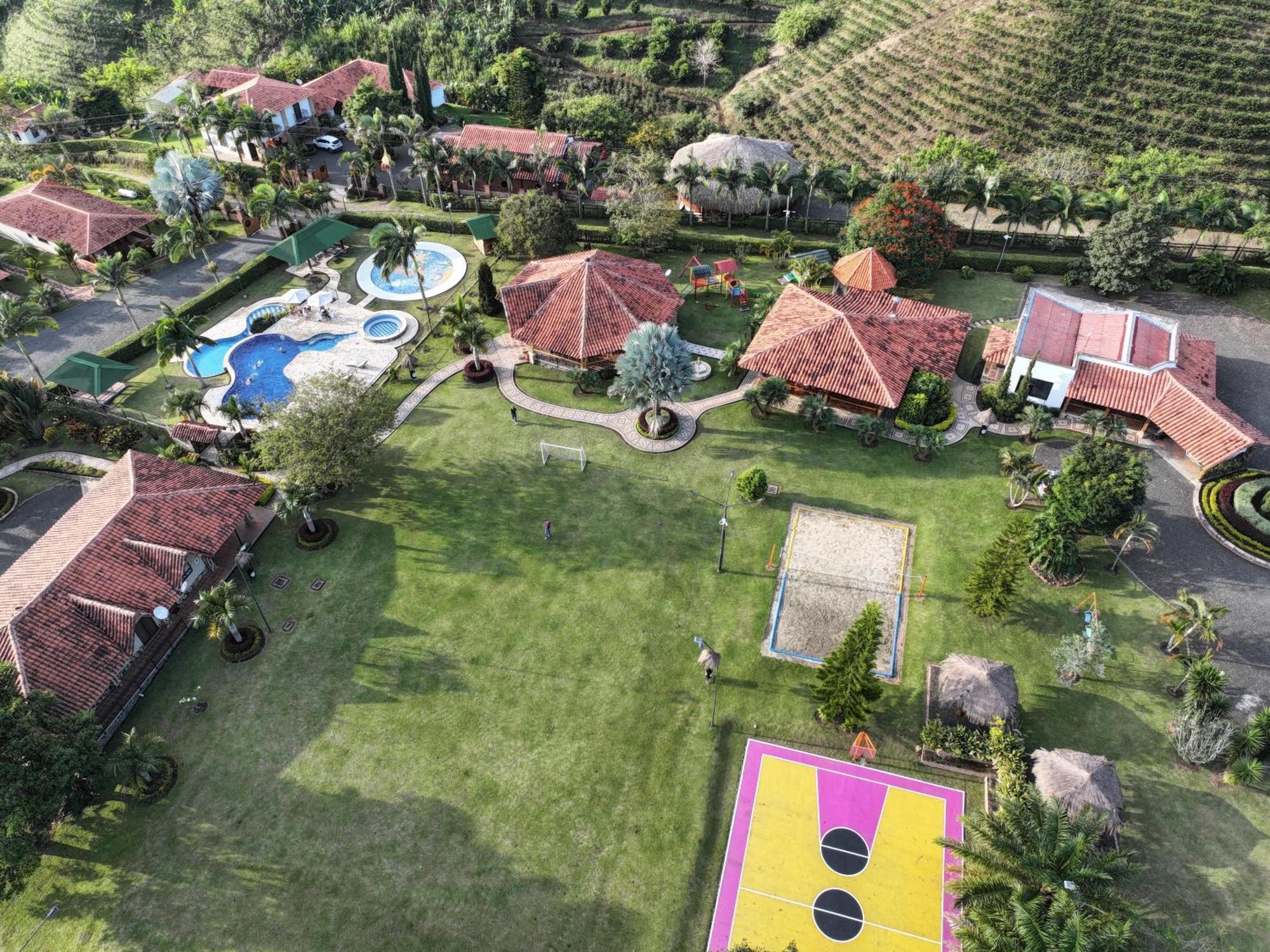 La Victoria Hotel Campestre Quimbaya Exteriér fotografie